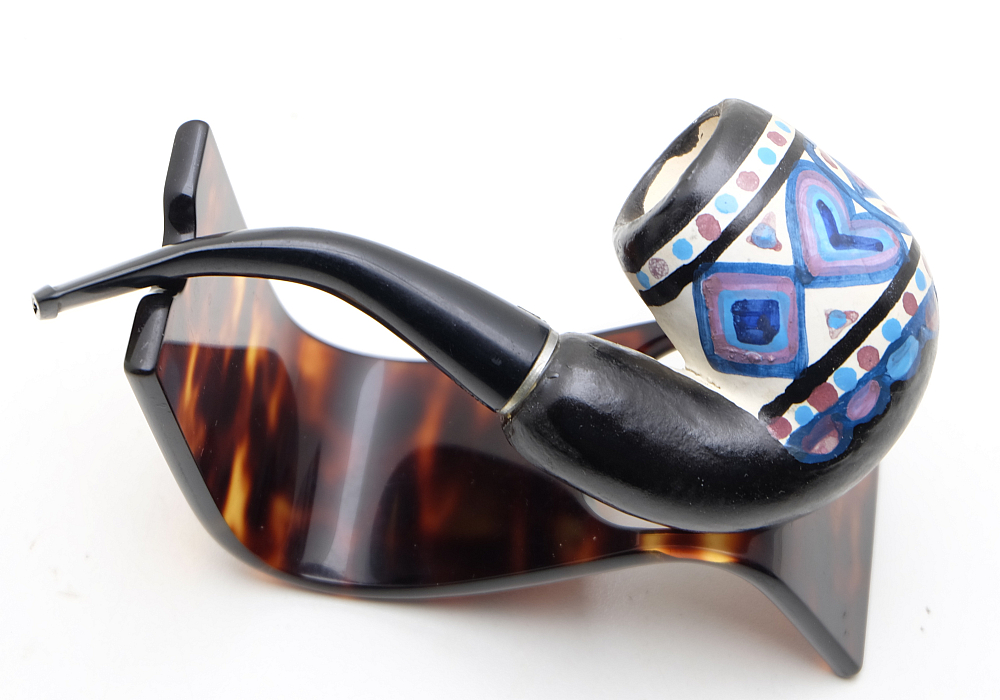​Nice Unsmoked French Ceramic Tobacco Smoking Pipe - 1