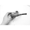 ​Big Calabash Sherlock Holmes Smoking Vintage Pipe - 7 small