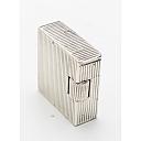 ​Chanteloup Paris Solid Silver Petrol Lighter Art Deco RARE! 1930-1940s Works! - 3 small