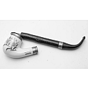 Hunter Nice Vintage Smoking Pipe Porcelaine EP Ring - 7 small