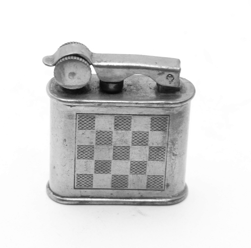 ​MD Vulcano Vintage Petrol Lighter 1940s Made in France Works great! - 3