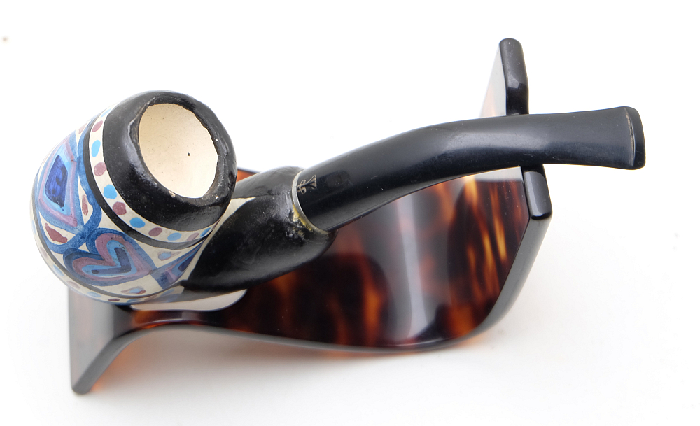 ​Nice Unsmoked French Ceramic Tobacco Smoking Pipe - 6
