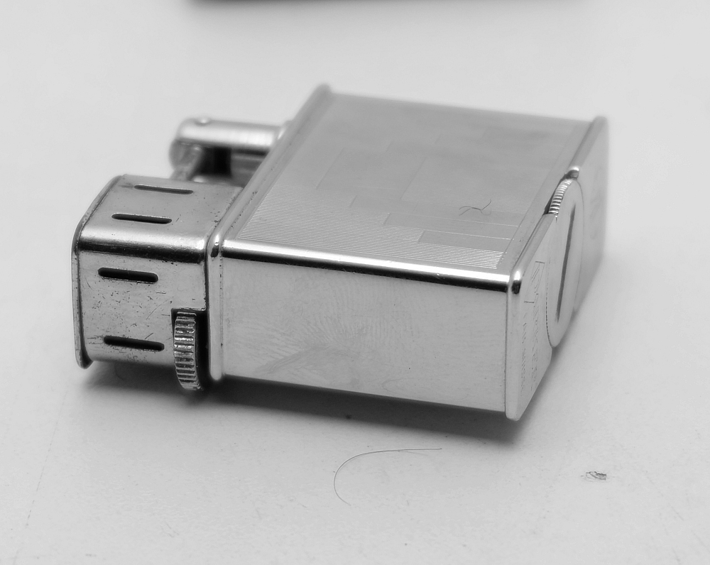 ​Parker Beacon Windproof Fab Suisse Minestere De Finance With Box Petrol Lighter Rare! Works! - 6