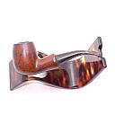 Bruyere Garantie Bent Billiard Smoking Pipe Vintage France - 1 small