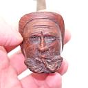 Pipe Smoker Head Vintage Smoking Tobacco Pipe France - 1 small